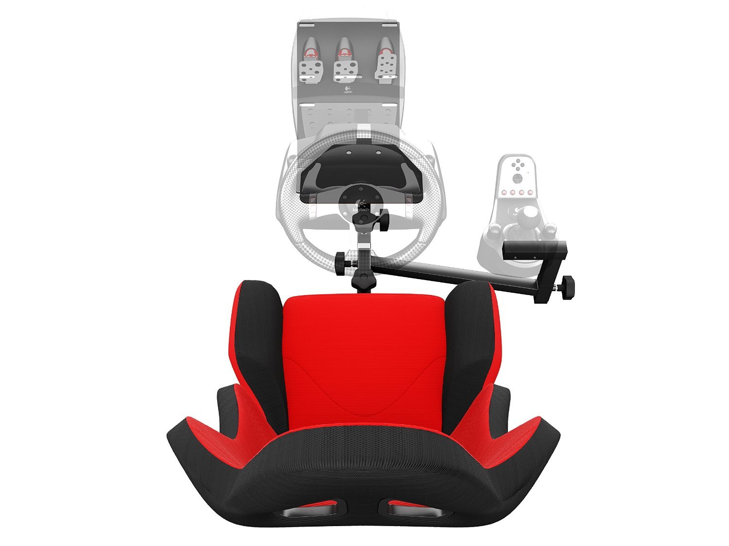 Openwheeler Advanced Racing Seat Driving Simulator Gaming Chair with Gear Shifter Mount